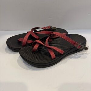 Chaco Women's Sandals - Red and Black